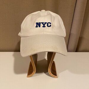 NYC 1987 White Baseball Cap Adjustable Strapback‎ Classic Style